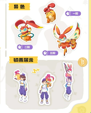 小草虫家族三阶段对比图