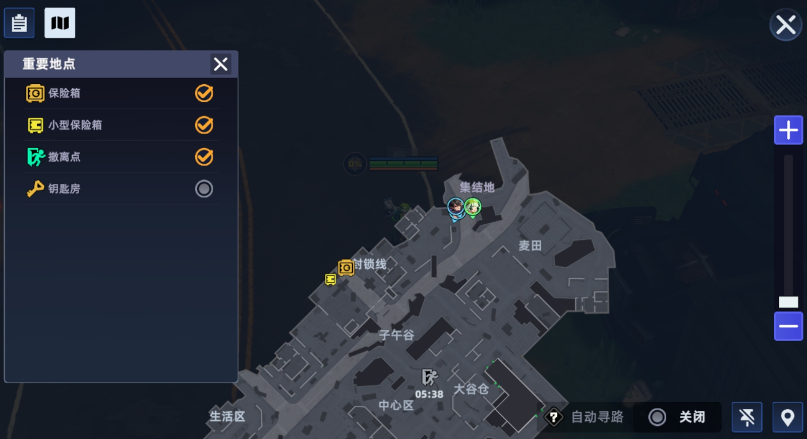 头号禁区钥匙房容器分布示意图