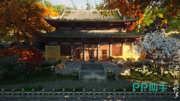 燕云十六声灵隐新寺场景图