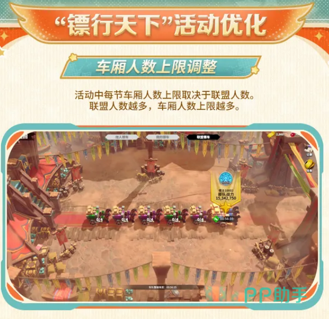 万龙觉醒镖行天下活动界面优化示意