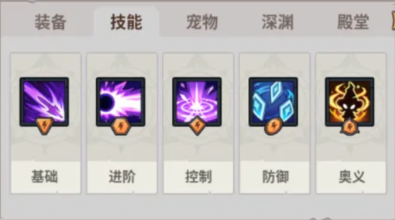 元素使PVE冰射线流派技能搭配示意图