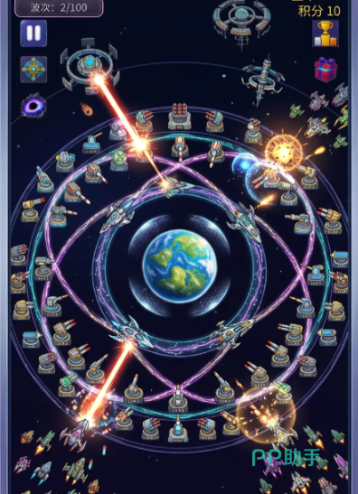 星际守卫战机甲英雄阵容搭配界面