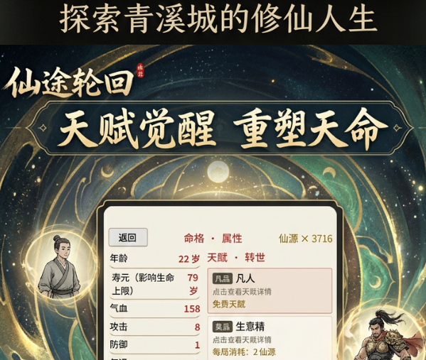 仙途轮回轮回秘境战斗与掉落界面