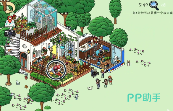 旅人苏菲亚第二关主场景:白色小屋全景