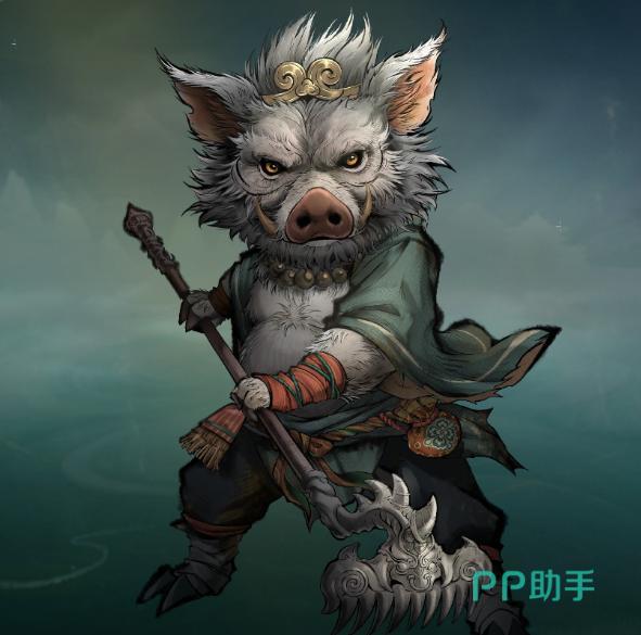 猪八戒形态切换与减伤机制图