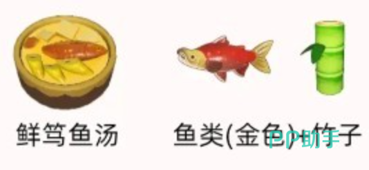 星布谷地金色食材分类管理示意图