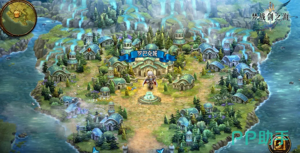 梦战剑之海水域地形示意图