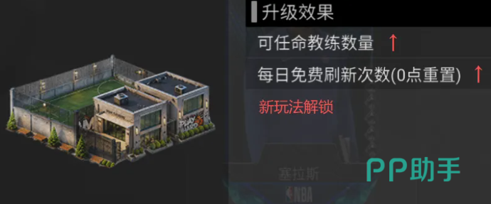 美职篮奇迹梦之队教练中心界面