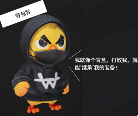 背包客武器切换界面示意图