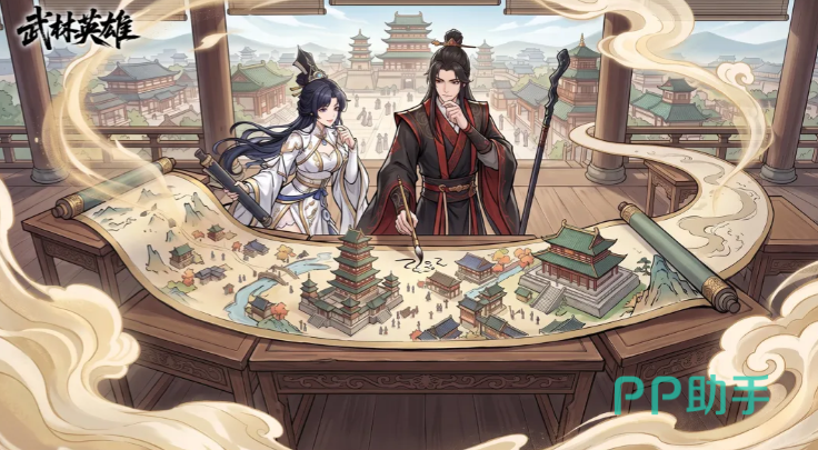 武林英雄手游门派选择界面
