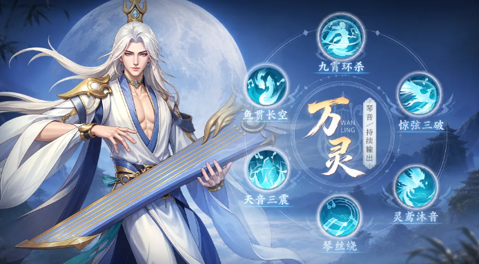 万灵琴音技能范围示意
