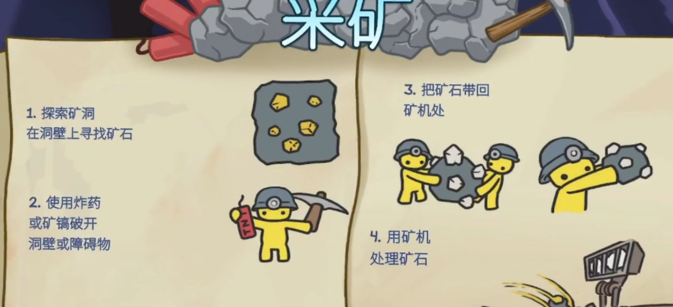 晃晃人生挖矿任务操作界面