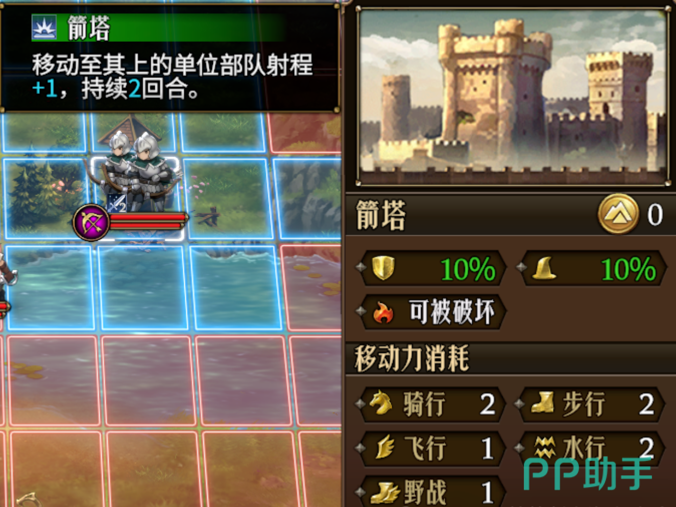 梦战剑之海综合地形策略示意图