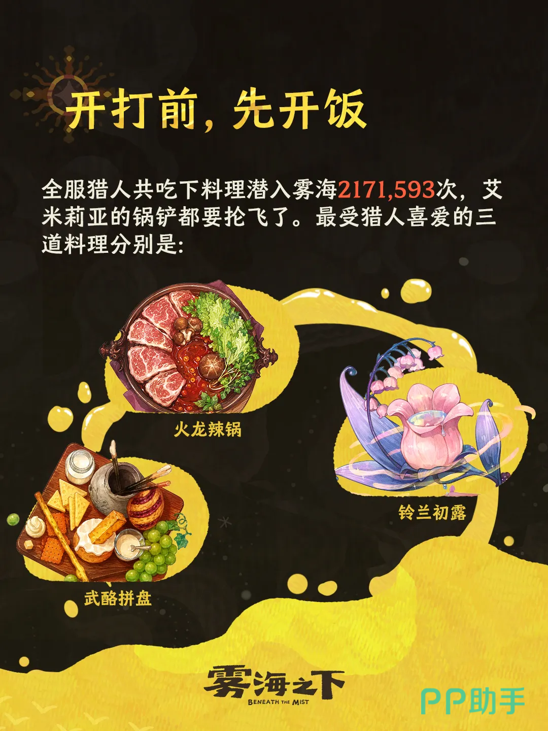 雾海之下料理系统界面展示