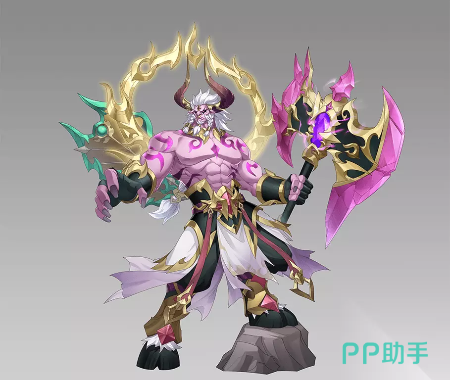 山海烬墟牛魔王古神角色展示图