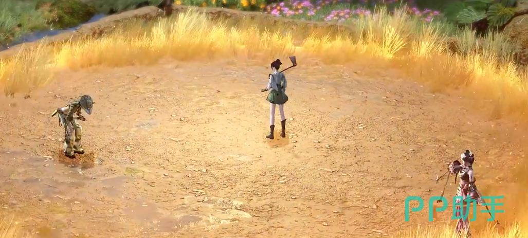 菠萝岛多人协作耕种场景