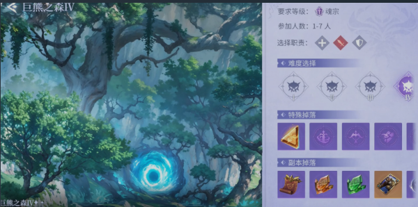 巨熊之森地图结构与精英怪分布示意图