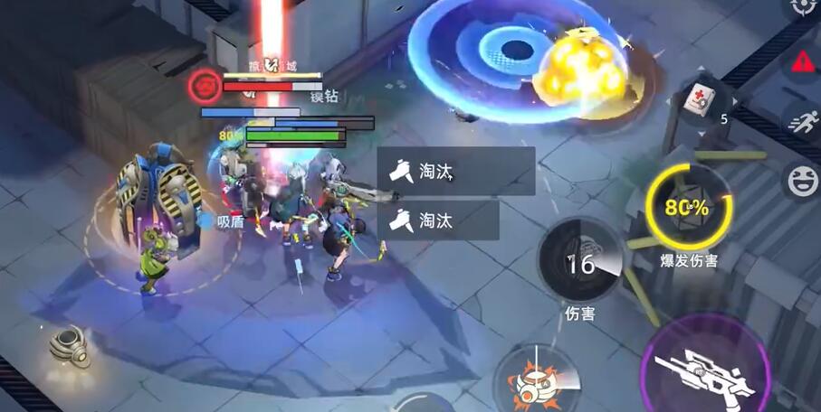飞轮枪与角色协同作战示意：青岚、雷云、巴顿适配分析