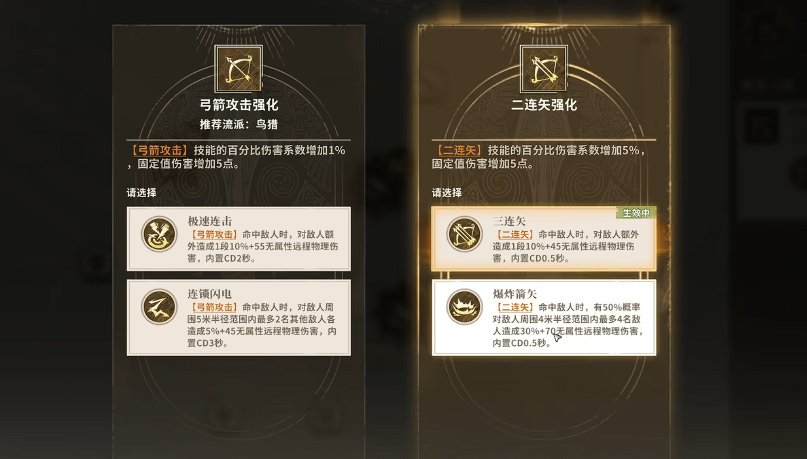 仙境传说3通用技能与词条增益关系图