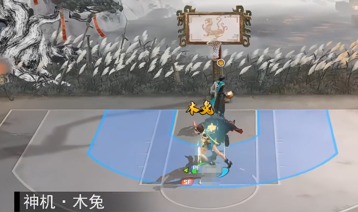 神机木兔与普通推射后撤距离对比示意图
