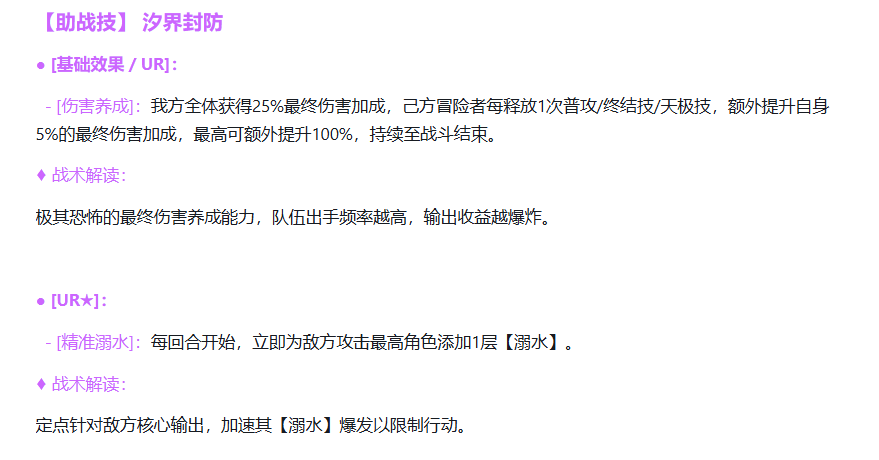 伊莎贝拉破格技与专属技效果图