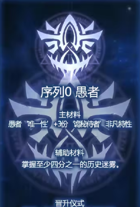 诡秘之主魔药配方示意图