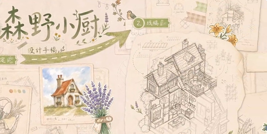 菜鸡梦想家光影时间系统界面展示：黄昏光照效果