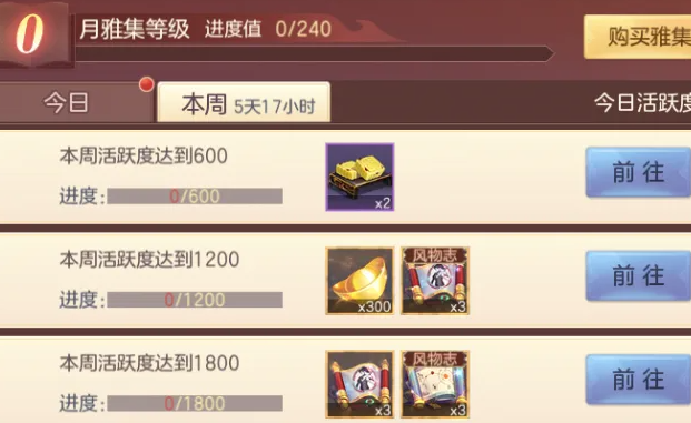 月雅集豪华版主题奖励与稀有道具图