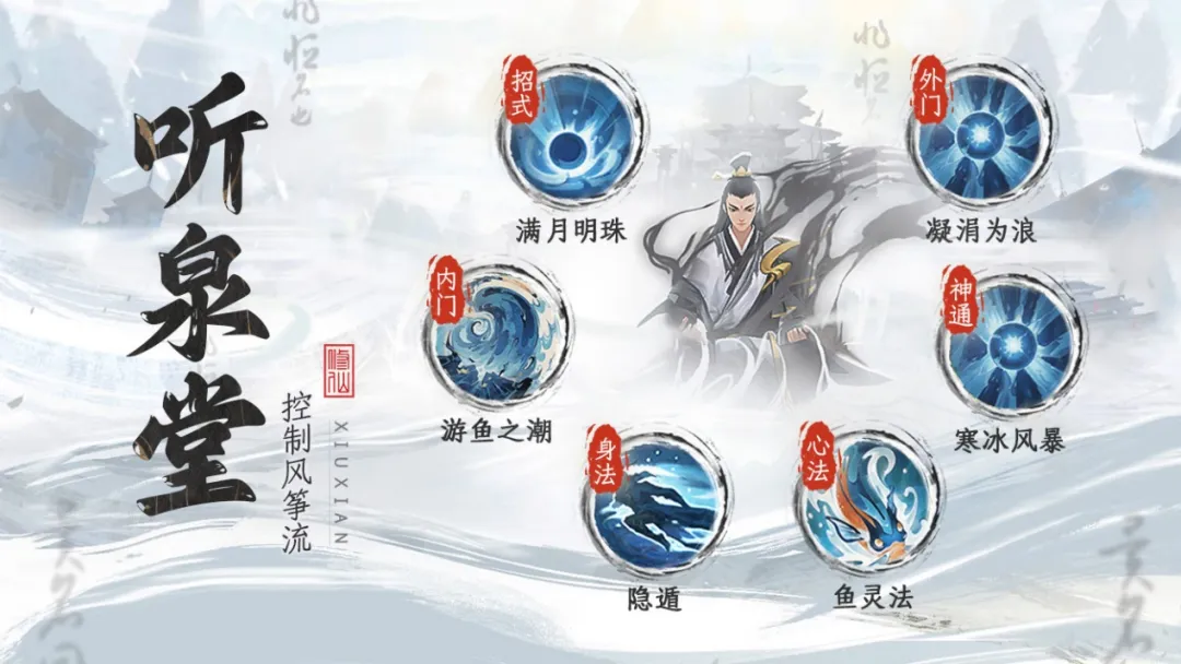 听泉堂门派形象图