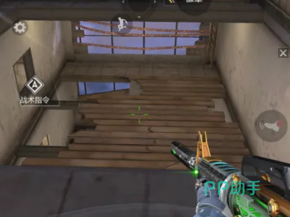 巨树观景台结构与视野范围示意图