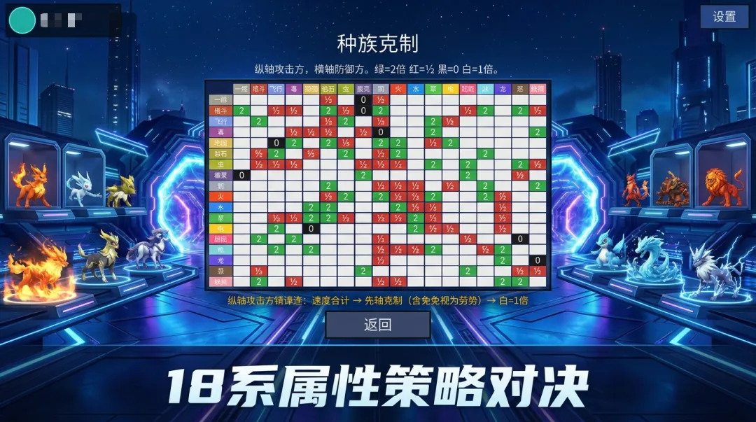 宠物大作战属性克制示意图