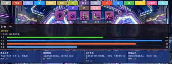 宠物属性克制关系示意图