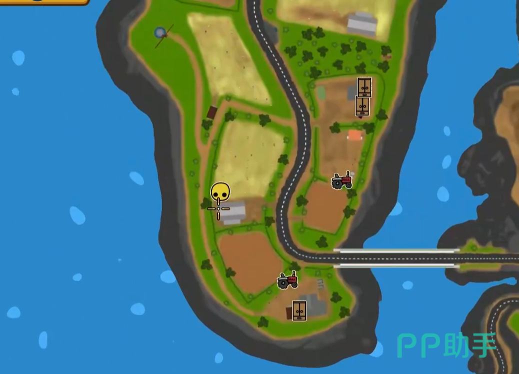 晃晃人生奶牛任务场景图一:农场岛谷仓附近农夫NPC