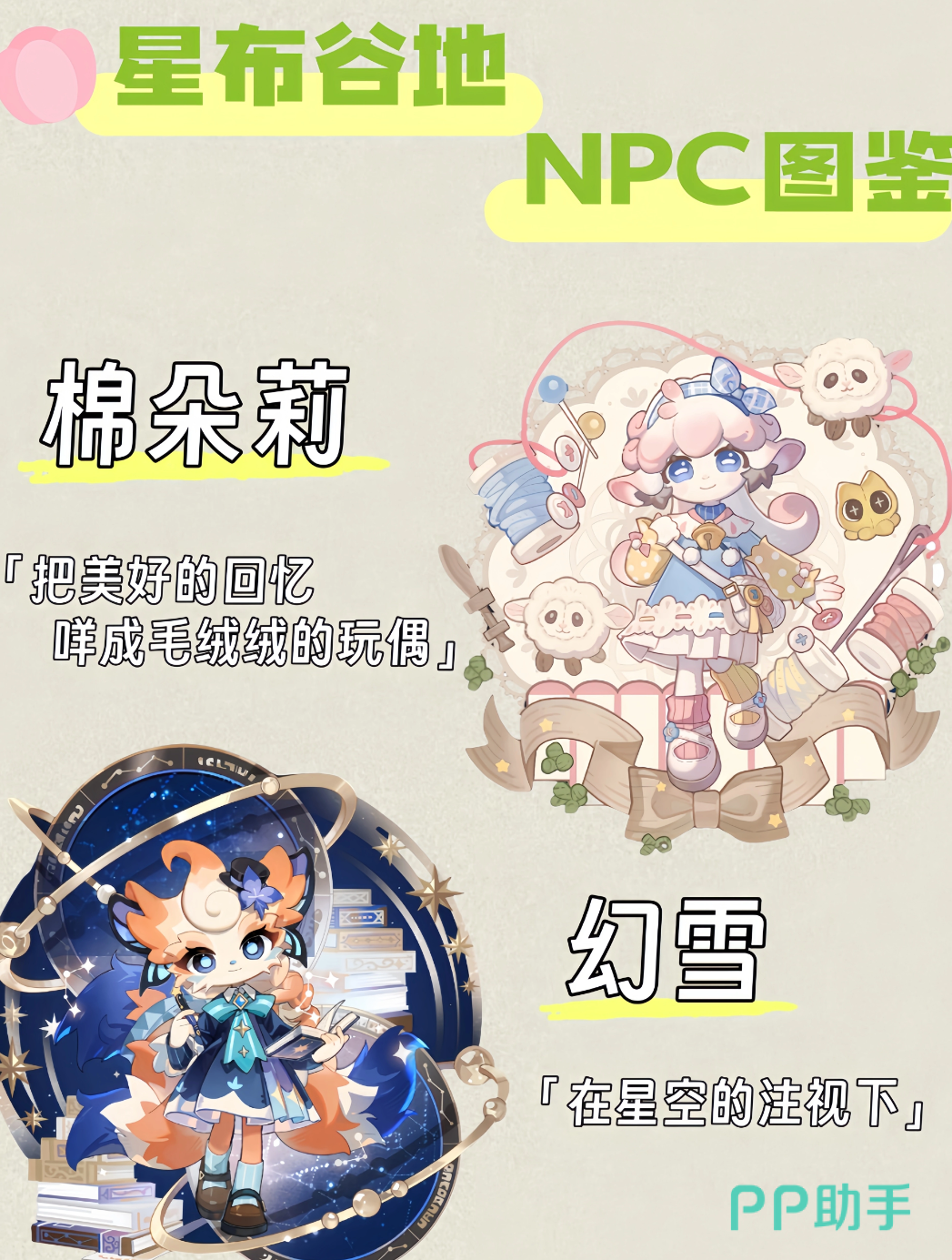 星布谷地星之海岛屿分类图示