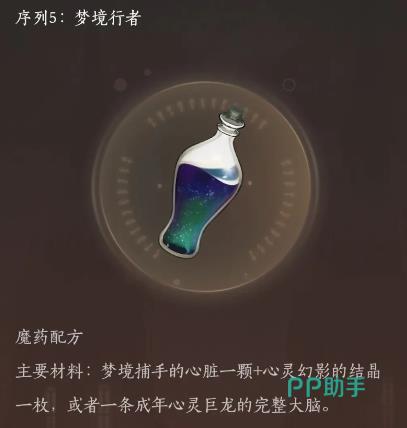 占卜家魔药炼制流程界面