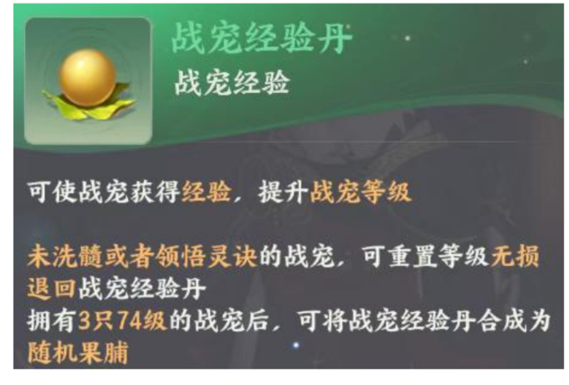 梦幻新诛仙轻享版宠物养成攻略：无级别战宠快速培养技巧