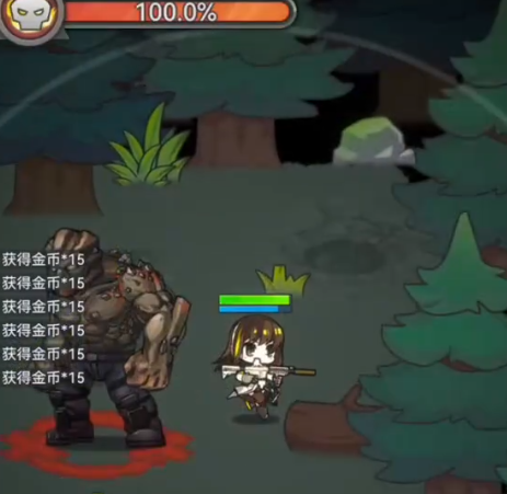 指尖突围战斗策略操作界面截图