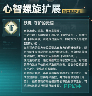 桑朵莱希与希丽雅守望联动机制说明图
