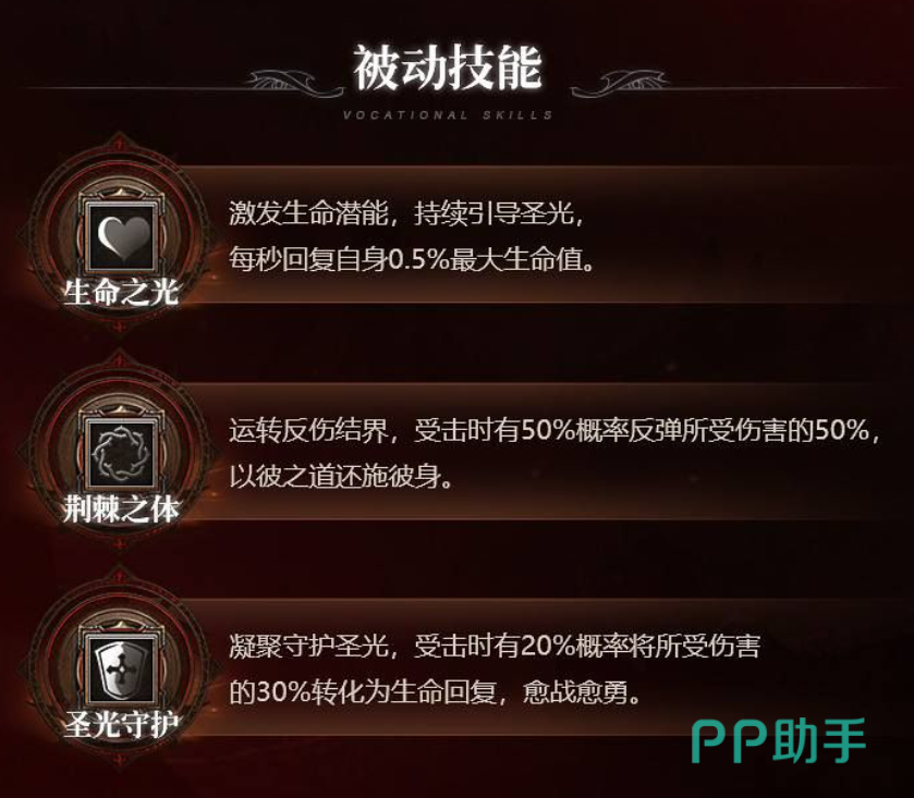 剑士被动技能图标与说明