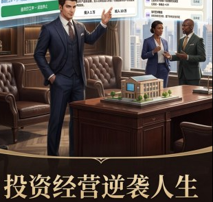 财富人生小摊经营场景