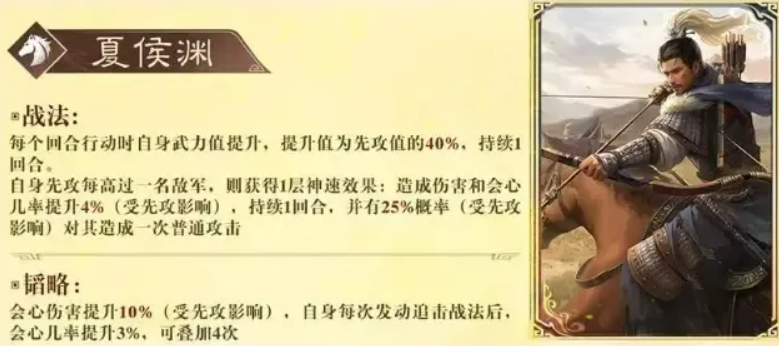 夏侯渊特化效果展示