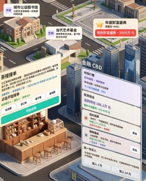财富人生游戏界面展示图