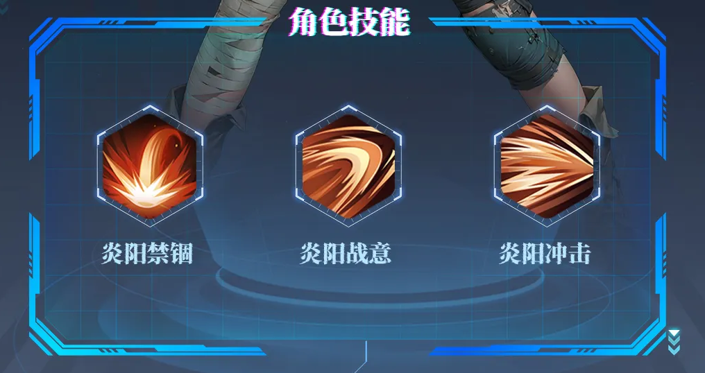 夏技能加点优先级示意图：大招覆盖率与燃烧段数居首，其次暴击刀气，最后回能