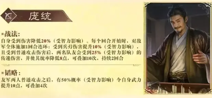 庞统战法与韬略说明图