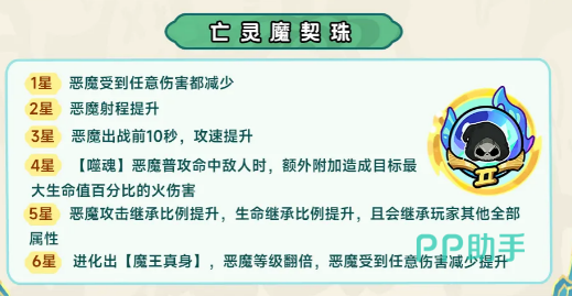 亡灵魔契珠天赋树预览