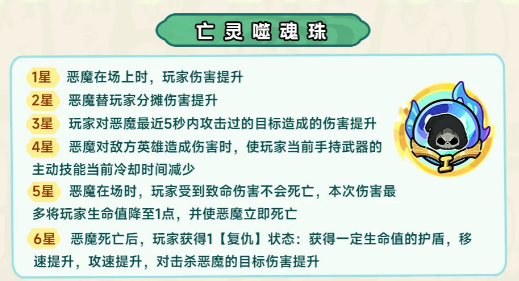 亡灵噬魂珠天赋树预览