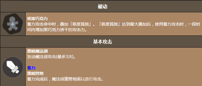 黑巧克力饼干技能演示图