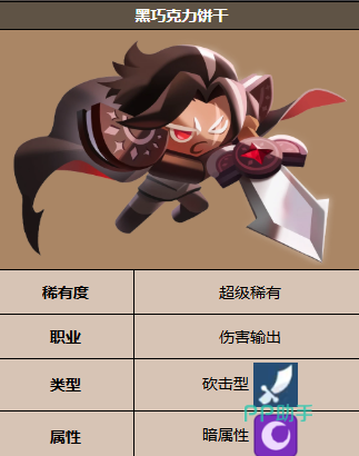 黑巧克力饼干立绘形象