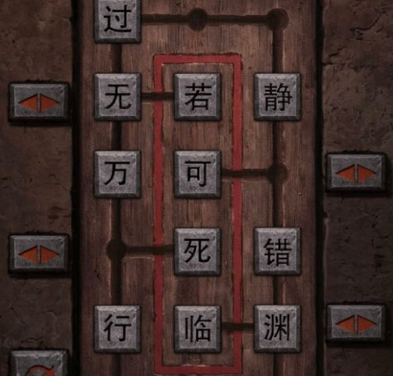 缠重山3窃天局第三章右侧密室机关示意图