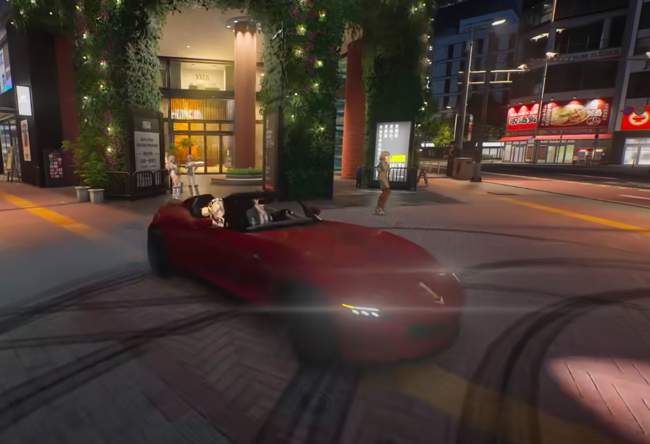 无限大3人局与6人局赛车比赛画面